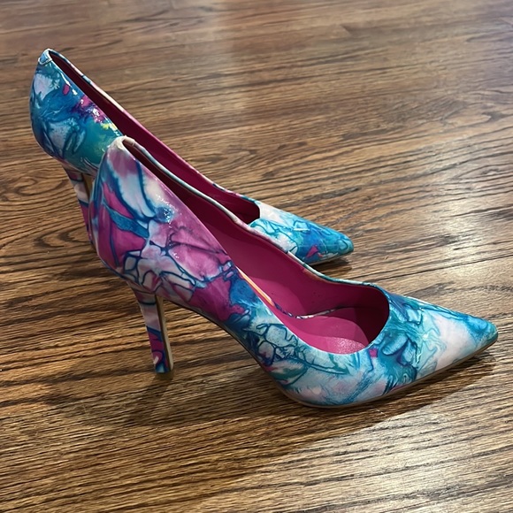 French connection colorful heels Sz 36 / 6B - Picture 3 of 5